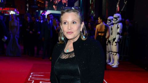 Carry Fisher llegó a actuar en la última película de la saga de Star Wars, pero lamentablemente murió poco después.