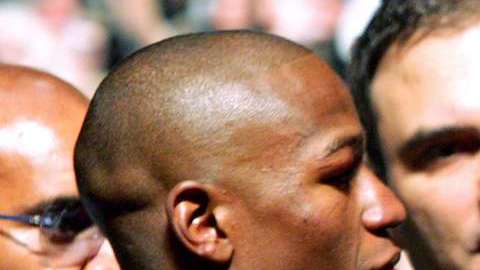 Imagen de archivo de Oscar de la Hoya y Floyd Mayweather