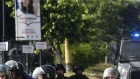 La Policía Militar hondureña se ha encargado de vigilar las protestas de los partidarios del candidato opositor, Salvador Nasralla.