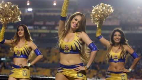 Las bellas edecanes de los Tigres de la UANL. (Foto: Imago7)