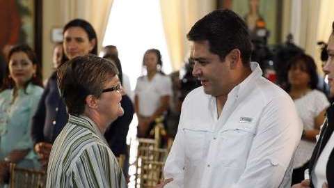 Juan Orlando Hernández, presidente de Honduras
