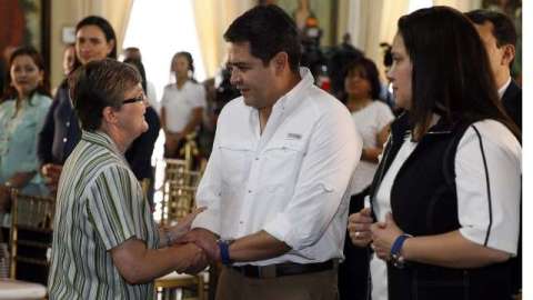 Juan Orlando Hernández, presidente de Honduras