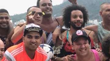 Marcelo se disfrazó de mujer durante sus vacaciones en Río de Janeiro