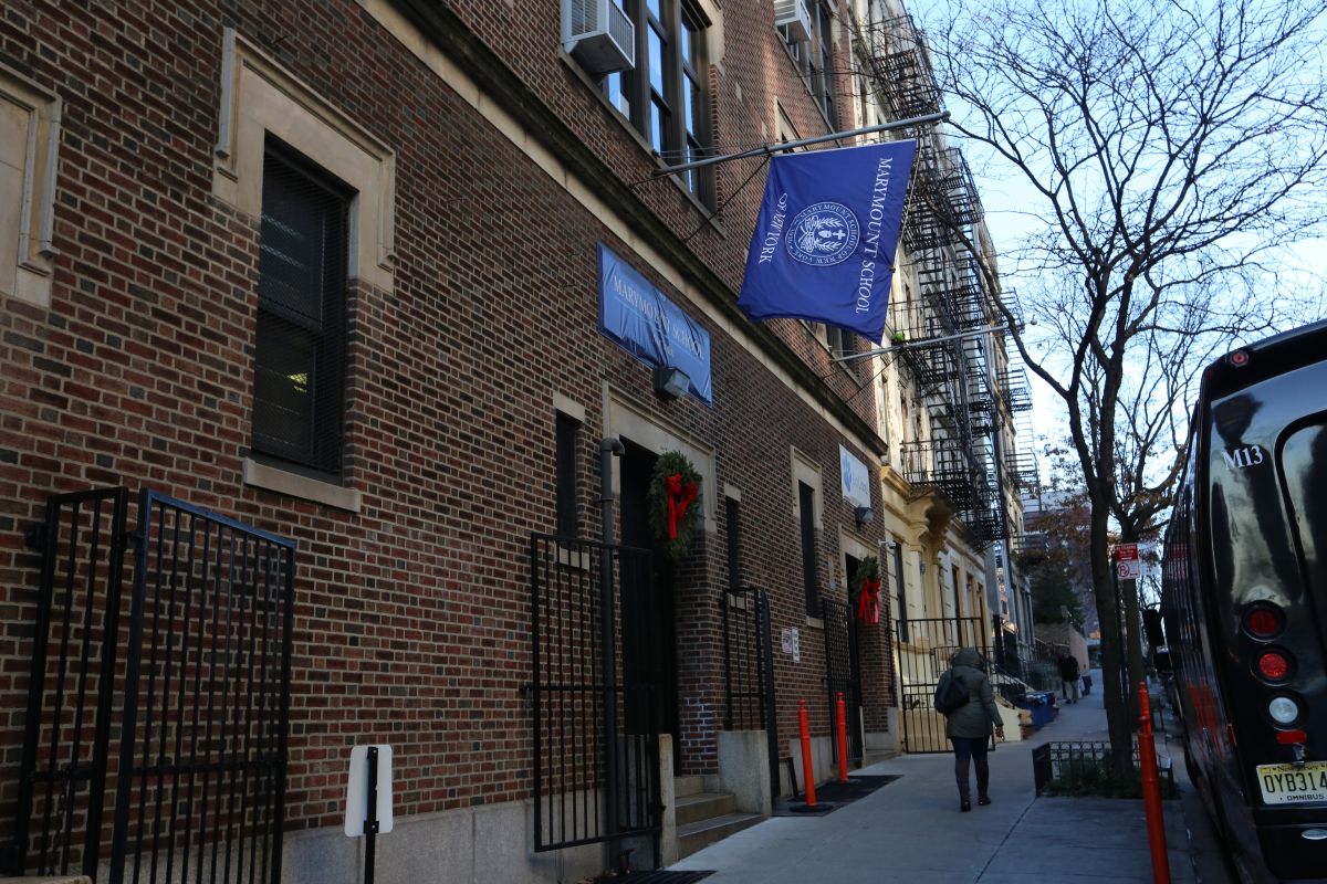 Escuela  Media Marymount en la Calle Este 97 en Manhattan.