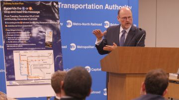 Presidente de la MTA Joe Lhota habla de la seguridad en el subway tras reunion de la junta.