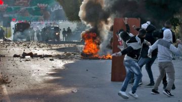 Manifestantes palestinos y fuerzas israelíes se enfrentaron en varias ciudades de Cisjordania y Gaza.