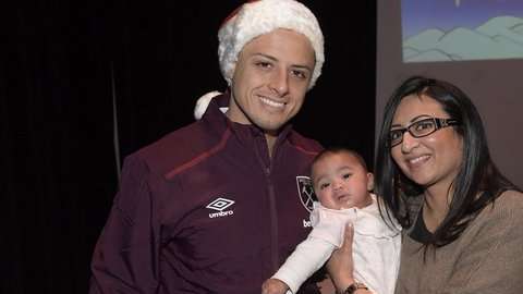 Javier "Chicharito" Hernández encabezó una buena causa a favor  de familias pobres