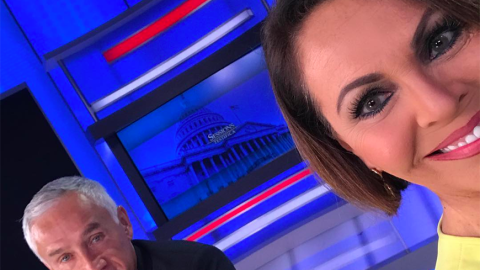 Jorge Ramos junto a María Elena Salinas