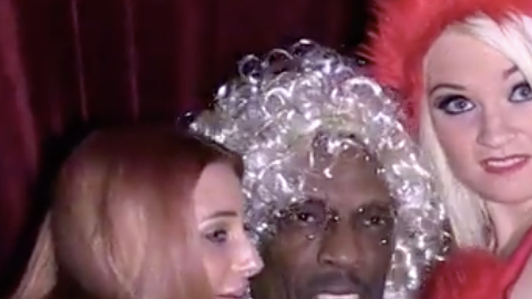 Dwight Gooden como Santa Claus