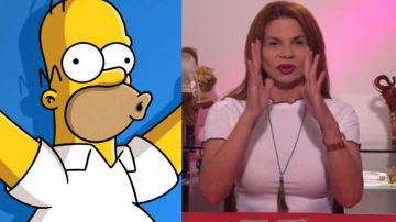 Mhoni Vidente ya tiene competencia en Los Simpson
