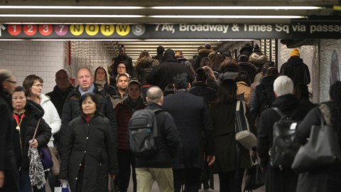 En el subterráneo se nota especialmente el incremento poblacional