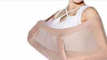 Imagen del anuncio de medias que ha causado polémica.