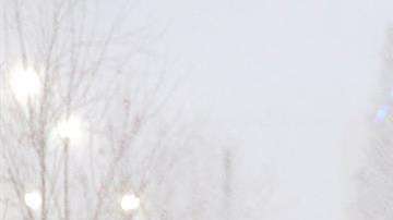 Una mujer camina por la calle durante una tormenta de nieve en Rusia/ EFE