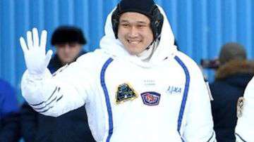 Norishige Kanai (izquierda) despegó de la Tierra en diciembre hacia la Estación Espacial Internacional, para una misión de seis meses.