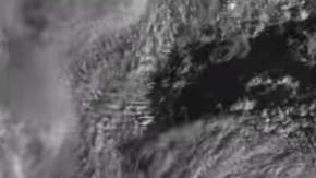 Satélites meteorológicos de la  NOAA detectaron el movimiento del “ciclón bomba”.