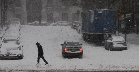Ciclón bomba en la ciudad de Nueva York.