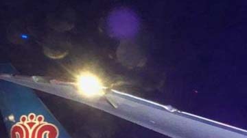 El ala derecha de un avión de China Southern impactó la cola de uno de la aerolínea Kuwait.