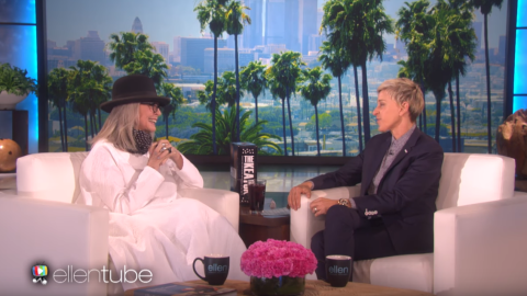 Diane Keaton en entrevista con Ellen Degeneres.