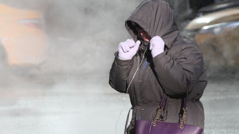 Frio polar luego de la tormenta que azoto la costa Este de los EEUU.