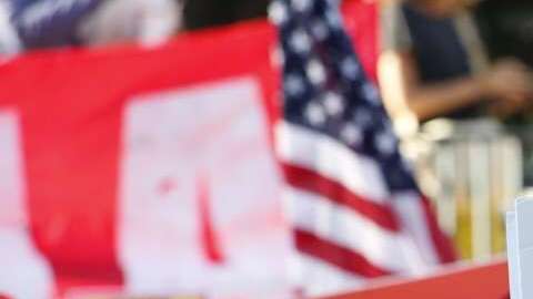 Manifestación a favor de DACA en la Placita Olvera, en Los Ángeles.