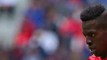 El jugador colombiano de los Diablos Rojos del Toluca Cristian Borja se salvó de una horrible lesión. (Foto: Imago7/Agustin Cuevas)