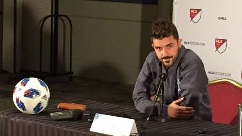 David Villa, delantero del New York City FC