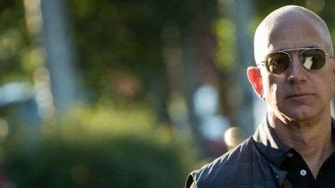 Jeff Bezos, el fundador de Amazon, fue el multimillonario que más aumentó su fortuna en 2017./Getty