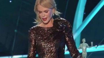 Nicole Kidman ganó el trofeo a la mejor actriz en una miniserie o película para televisión.