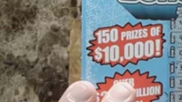 Foto ilustrativa de un tiquete  de "scratch-off" (“rasque y gane”).