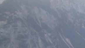 Vista de las montañas en Albinen, Suiza.