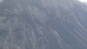 Vista de las montañas en Albinen, Suiza.