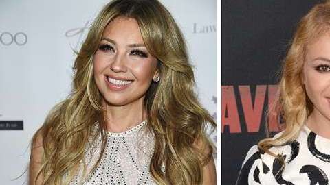 Thalía y Paulina Rubio.