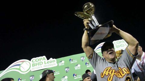 Las Águilas Cibaeñas vencieron a los Tigres de Licey. EFE