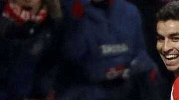 El delantero argentino del Atlético de Madrid Ángel Correa. (Foto: EFE/Emilio Naranjo)