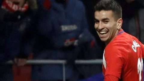El delantero argentino del Atlético de Madrid Ángel Correa. (Foto: EFE/Emilio Naranjo)