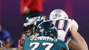 El juego entre los New England Patriots y los Philadelphia Eagles superó varios récords. (Foto: EFE/EPA/ERIK S. LESSER)