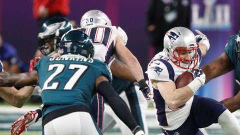 El juego entre los New England Patriots y los Philadelphia Eagles superó varios récords. (Foto: EFE/EPA/ERIK S. LESSER)