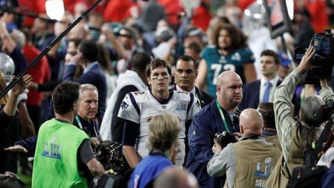 Tom Brady tuvo que enfrentar la derrota. EFE
