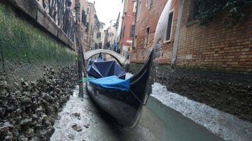 Así lucen las góndolas en Venecia. / EFE