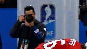 Kristian Forsberg, jugador de Noruega, sufrió un dramático corte en la nariz