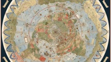 El mapamundi fue creado por un cartógrafo italiano en el siglo XVI.
