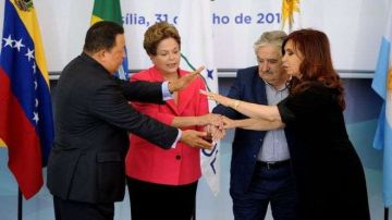 Líderes de la izquierda de Venezuela, Brasil, Uruguay y Argentina fueron una vez una fuerza unida.