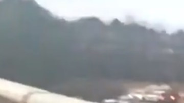 El percance ocurrió la madrugada de este domingo.