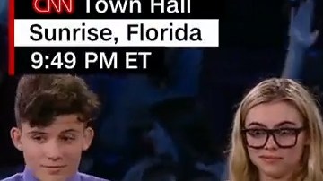 Cameron Kasky fue directo con el senador Rubio.