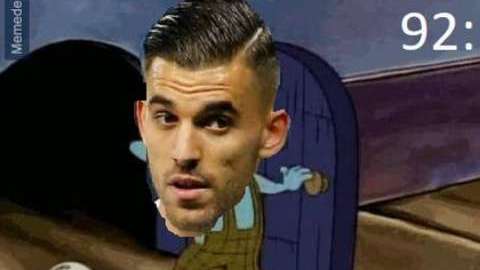 Dani Ceballos fue blanco de las burlas en las redes sociales