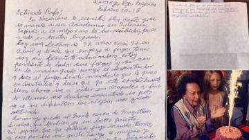 Una mexicana de 92 años le escribió una emotiva carta a Rafael Nadal