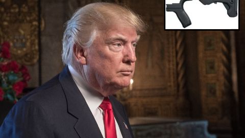 El presidente pidió al DOJ regular los "bomb stock".