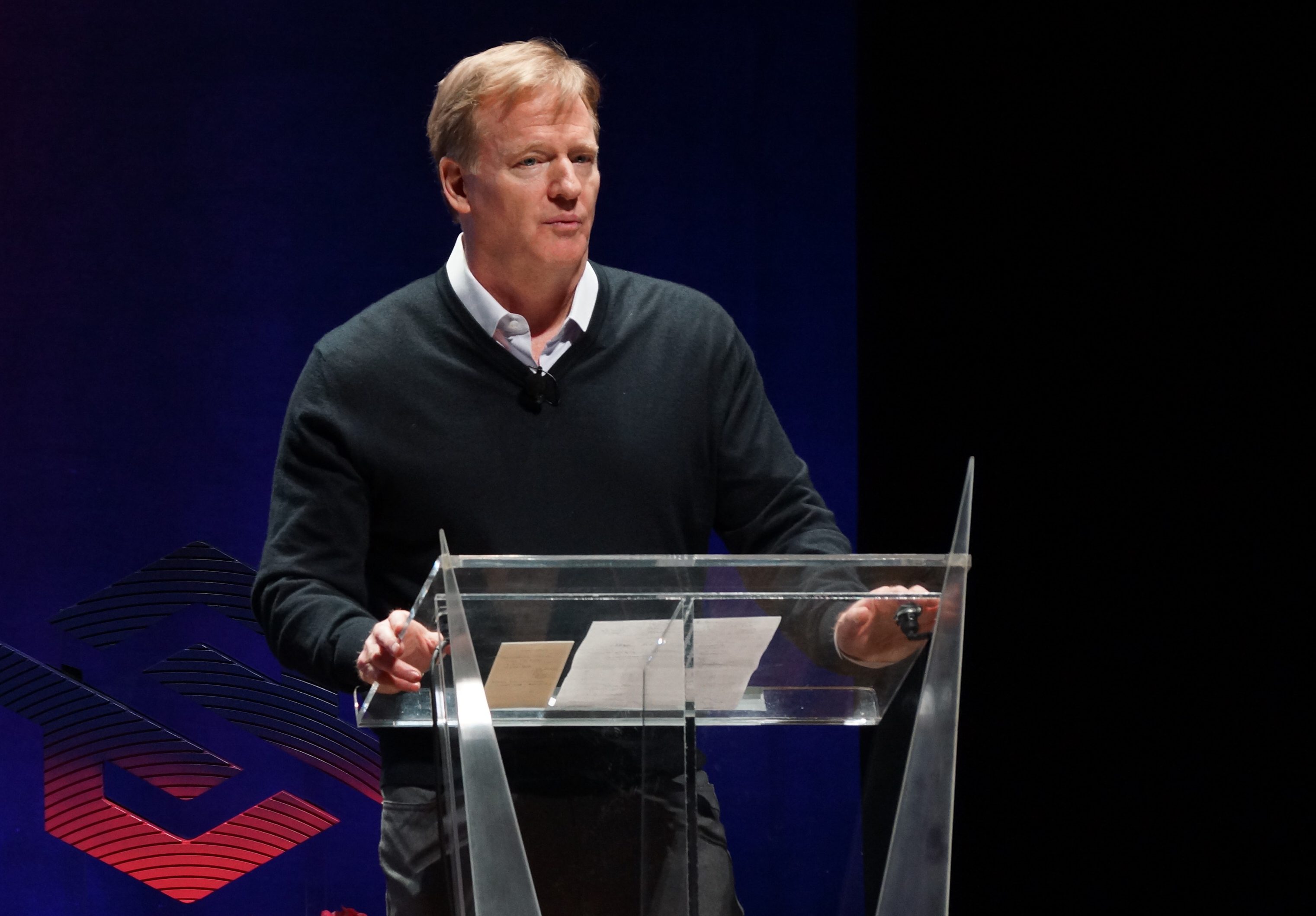 Roger Goodell, comisionado de la NFL.