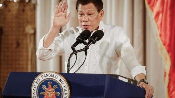 Rodrigo Duterte,  el polémico presidente de Filipinas.