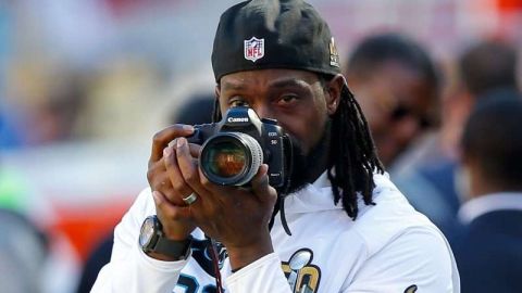 Charles Tillman , aquí con el uniforme de los Carolina Panthers en el Super Bowl 50. (Foto: Kevin C. Cox/Getty Images)